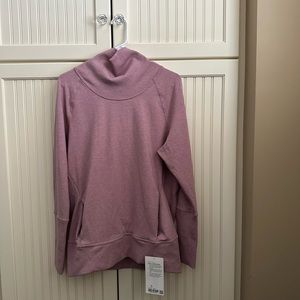 NWT - Lululemon - High Lines Pullover- Color: Heathered Vintage Mauve - Size: 10